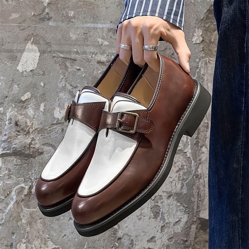 Two-Tone Monk-Strap Loafers 2